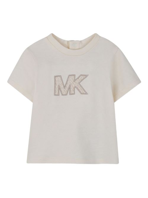 Completo bambina Michael Kors crema con t-shirt e gonna Michael Kors Kids | R30547190